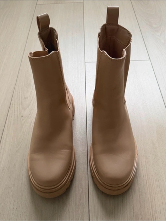 a new day Shoes - a new day Nude Chelsea Platform Boots